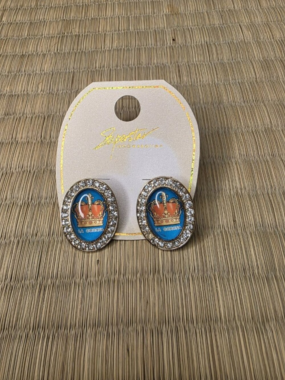 Mexican Loteria-La Corona Earrings